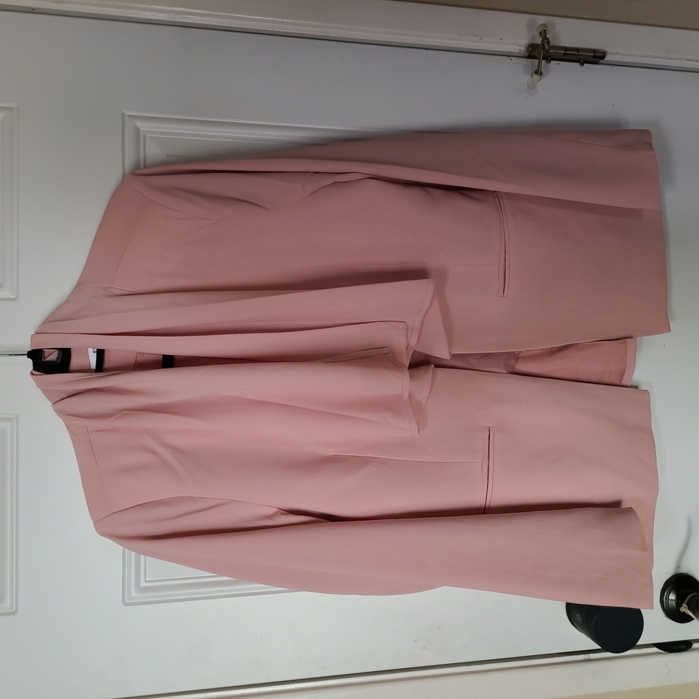 JustFab Ladies Large Blush Pink Blazer